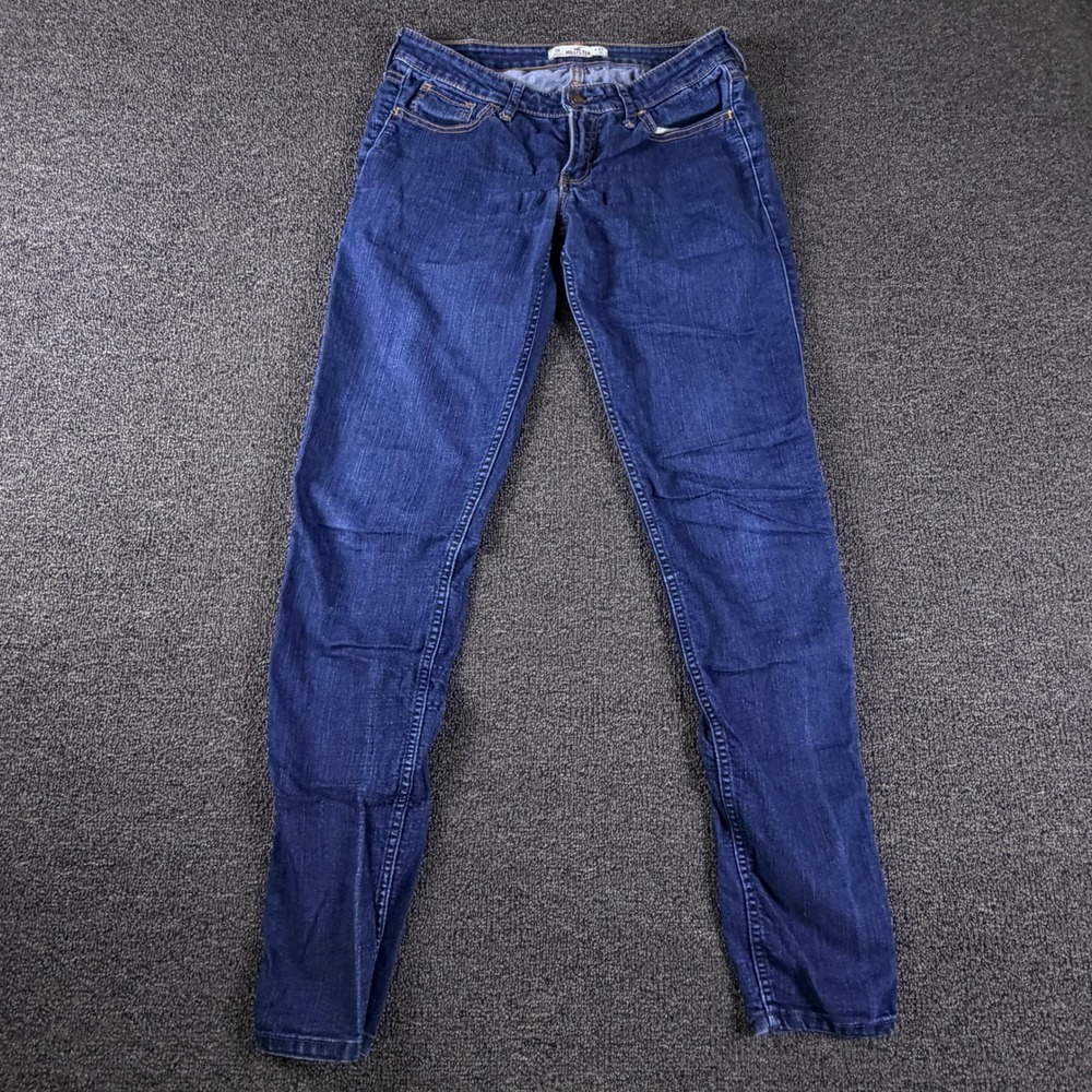 Hollister Jeans Womens 5R (29x29) Super Skinny Blue W27 L31 Low Rise EUC